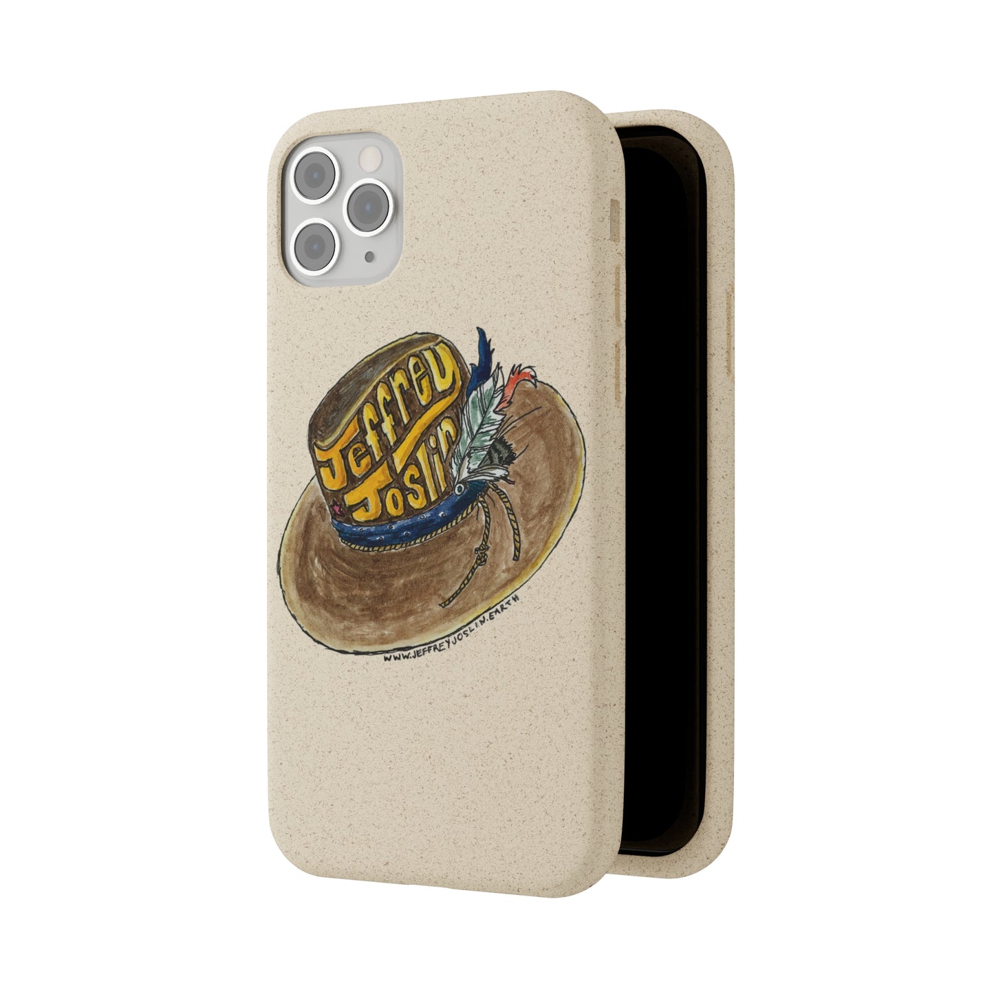 JJ Watercolor Hat Biodegradable Phone Cases