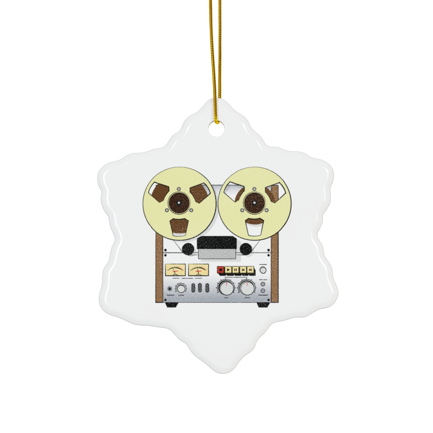 Tape Machine Ceramic Ornament, 4 Shapes