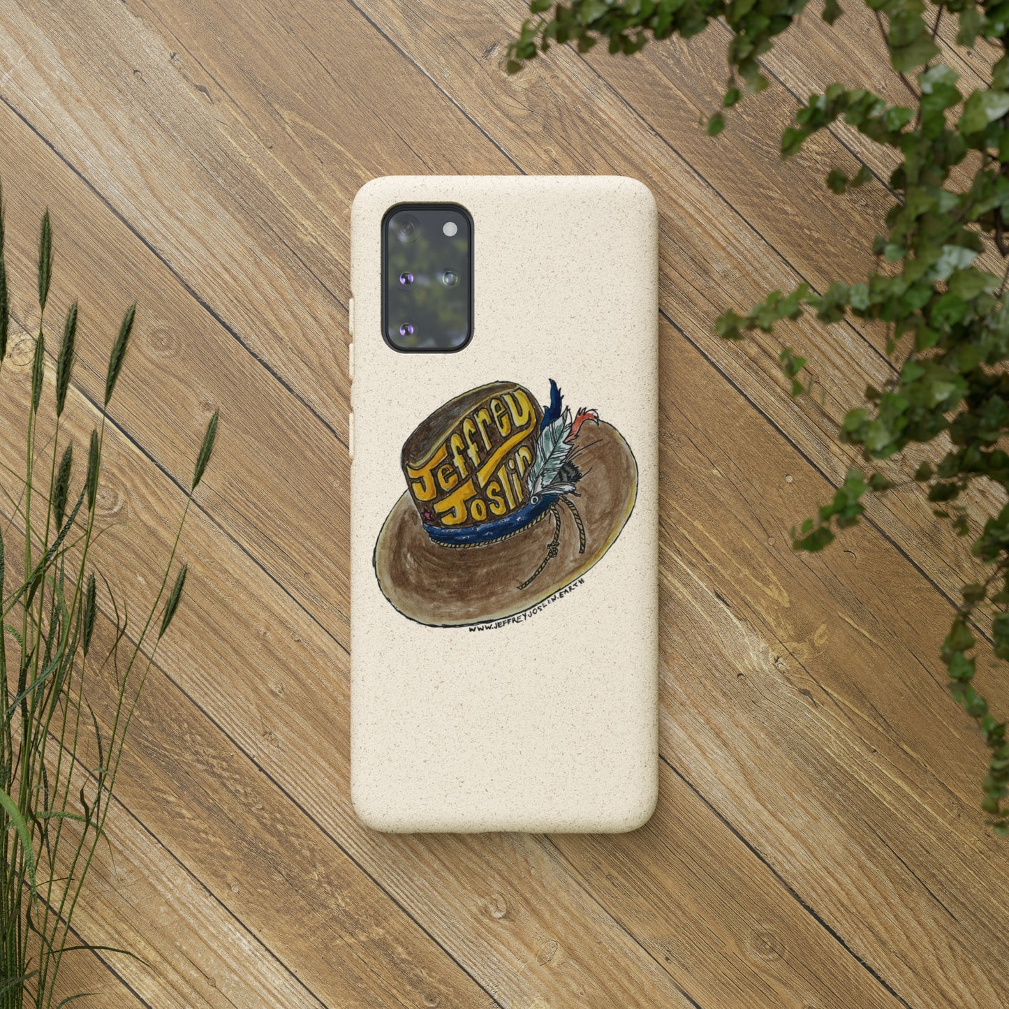 JJ Watercolor Hat Biodegradable Phone Cases