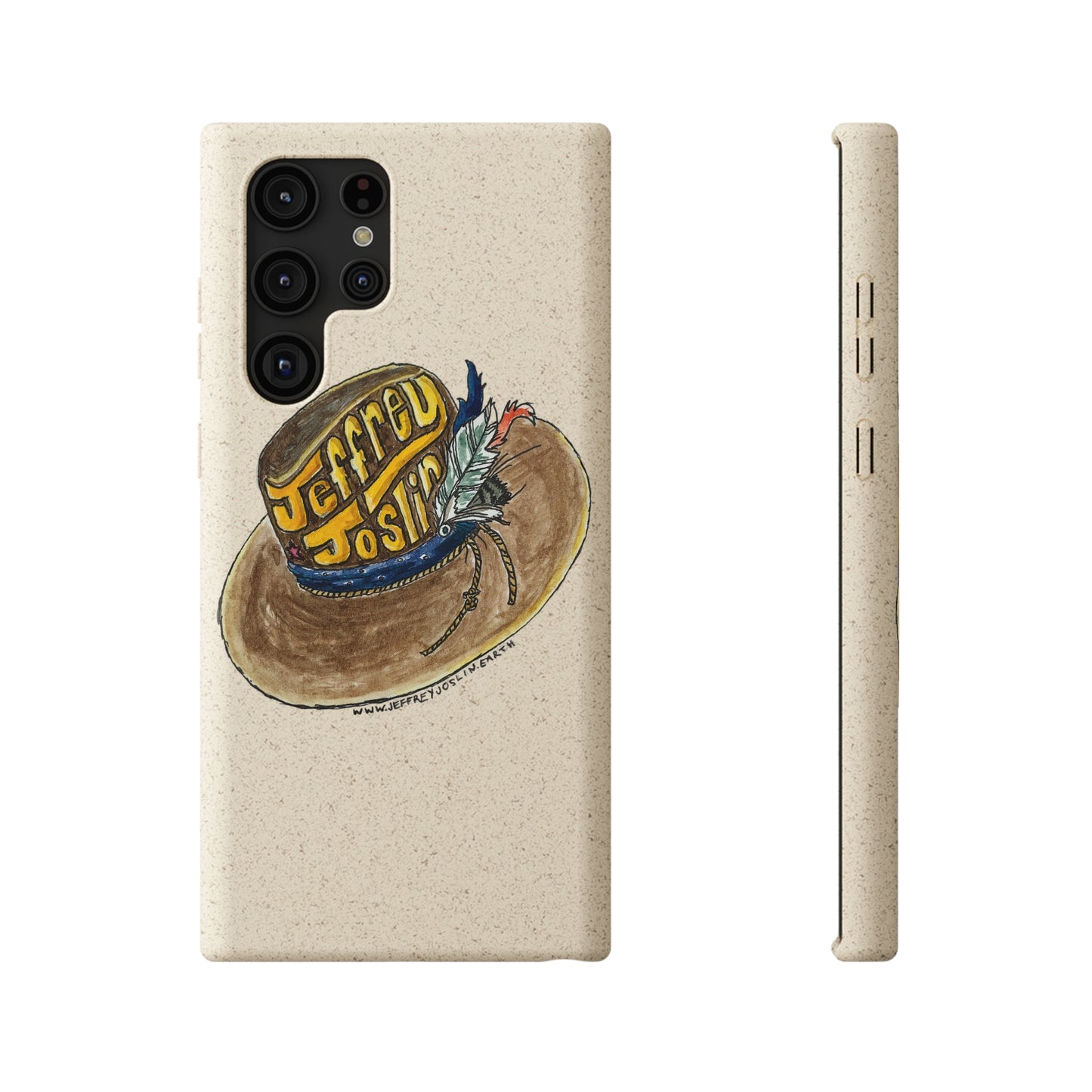 JJ Watercolor Hat Biodegradable Phone Cases