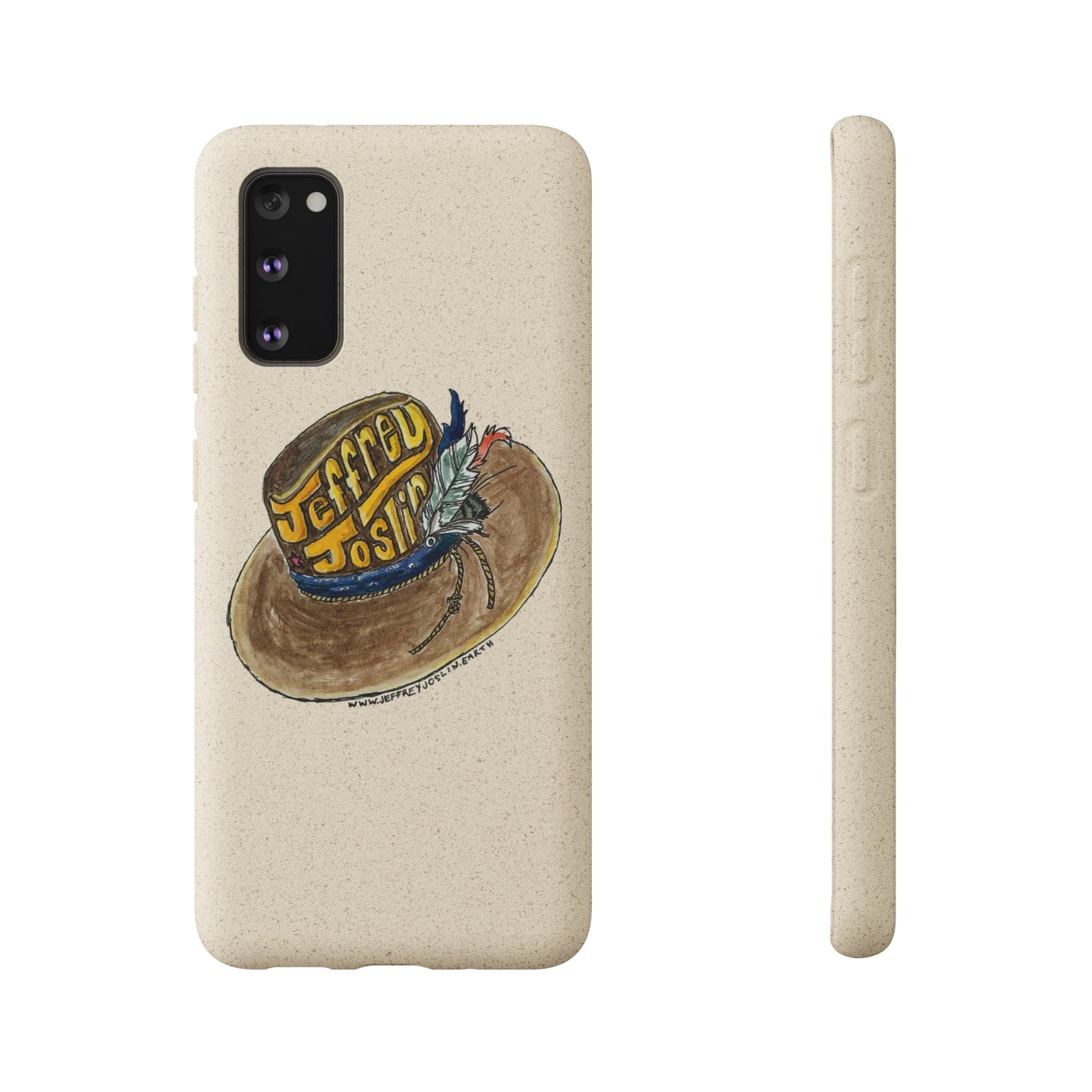 JJ Watercolor Hat Biodegradable Phone Cases