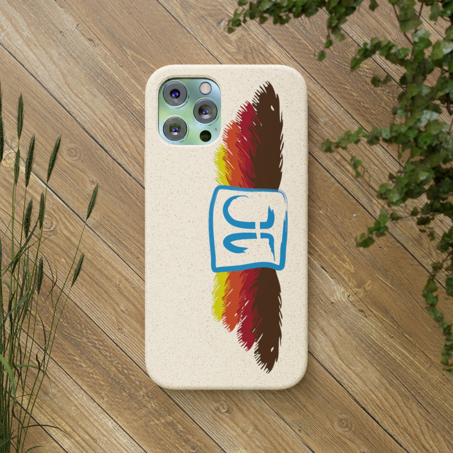 Jeffrey Joslin Feather Logo Biodegradable Phone Cases