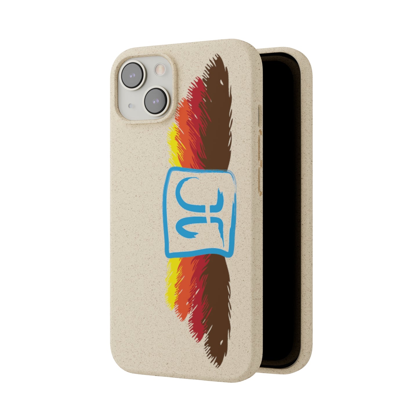 Jeffrey Joslin Feather Logo Biodegradable Phone Cases