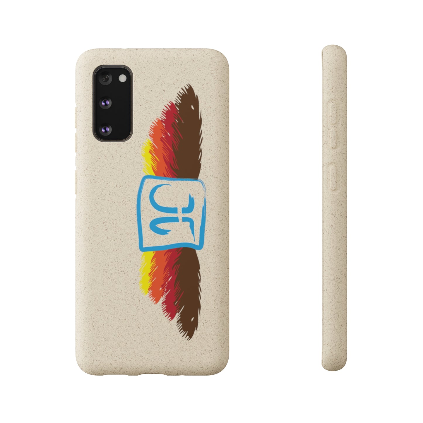 Jeffrey Joslin Feather Logo Biodegradable Phone Cases