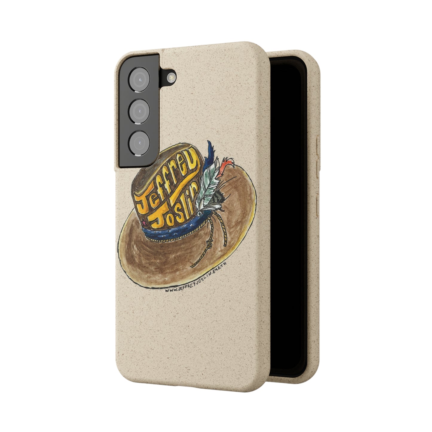 JJ Watercolor Hat Biodegradable Phone Cases