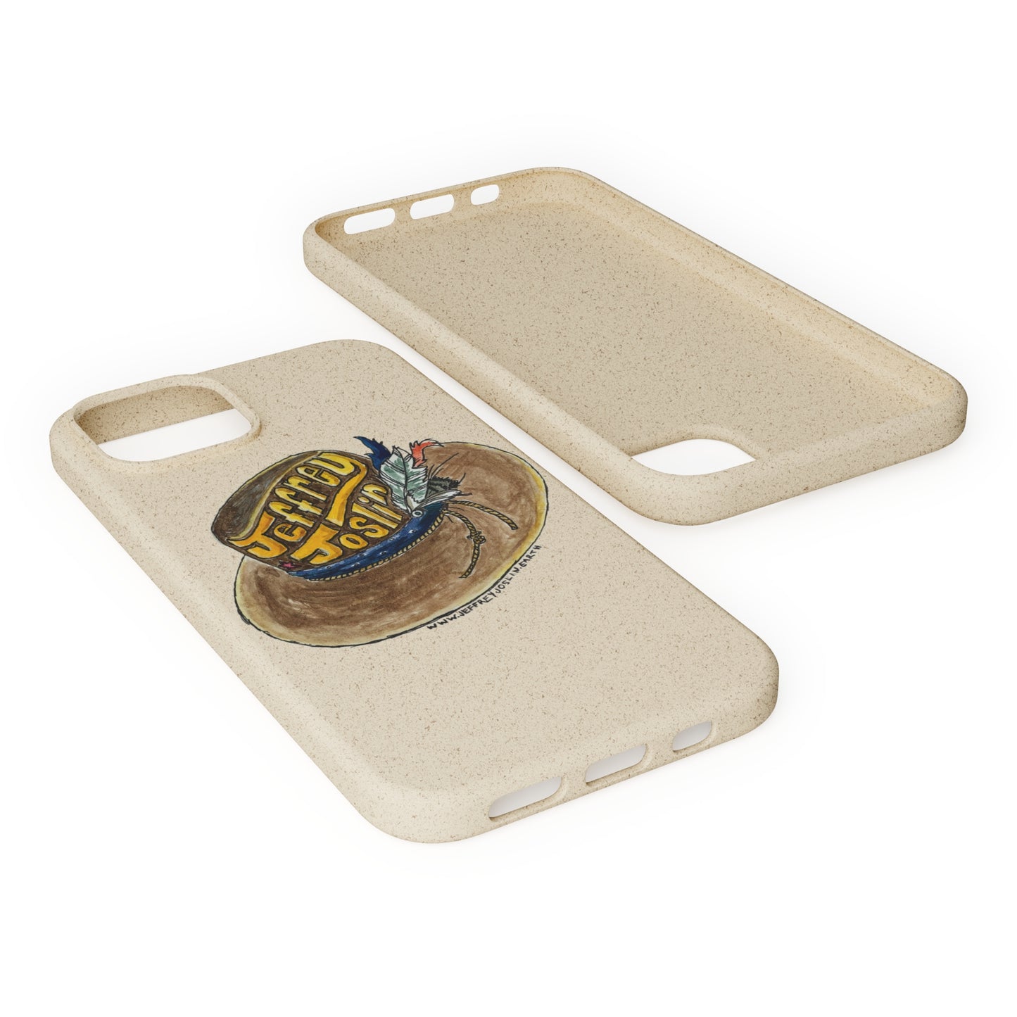 JJ Watercolor Hat Biodegradable Phone Cases