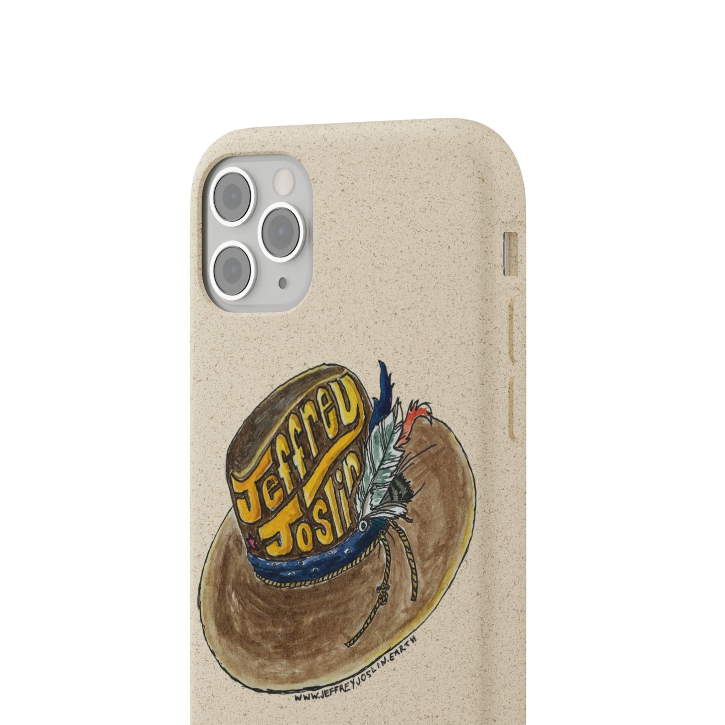 JJ Watercolor Hat Biodegradable Phone Cases