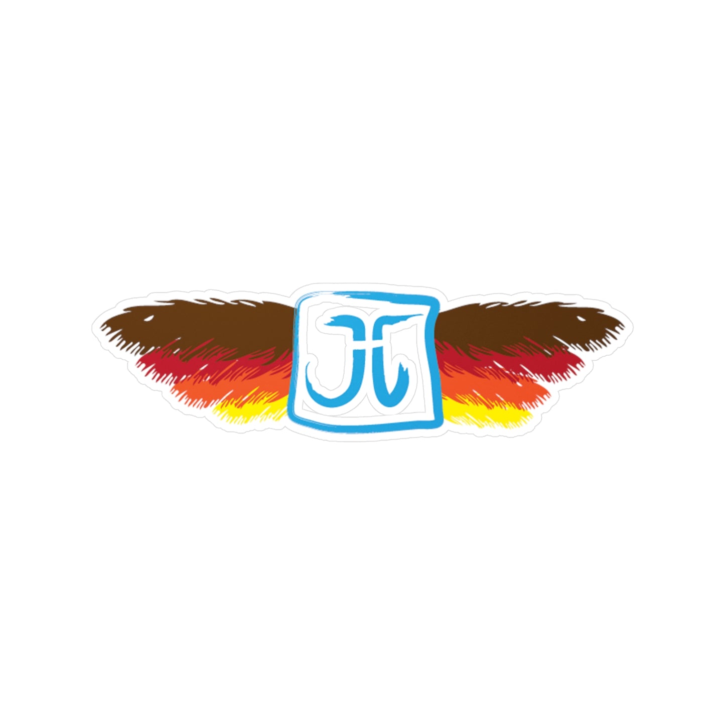 Jeffrey Joslin Feather Logo Sticker