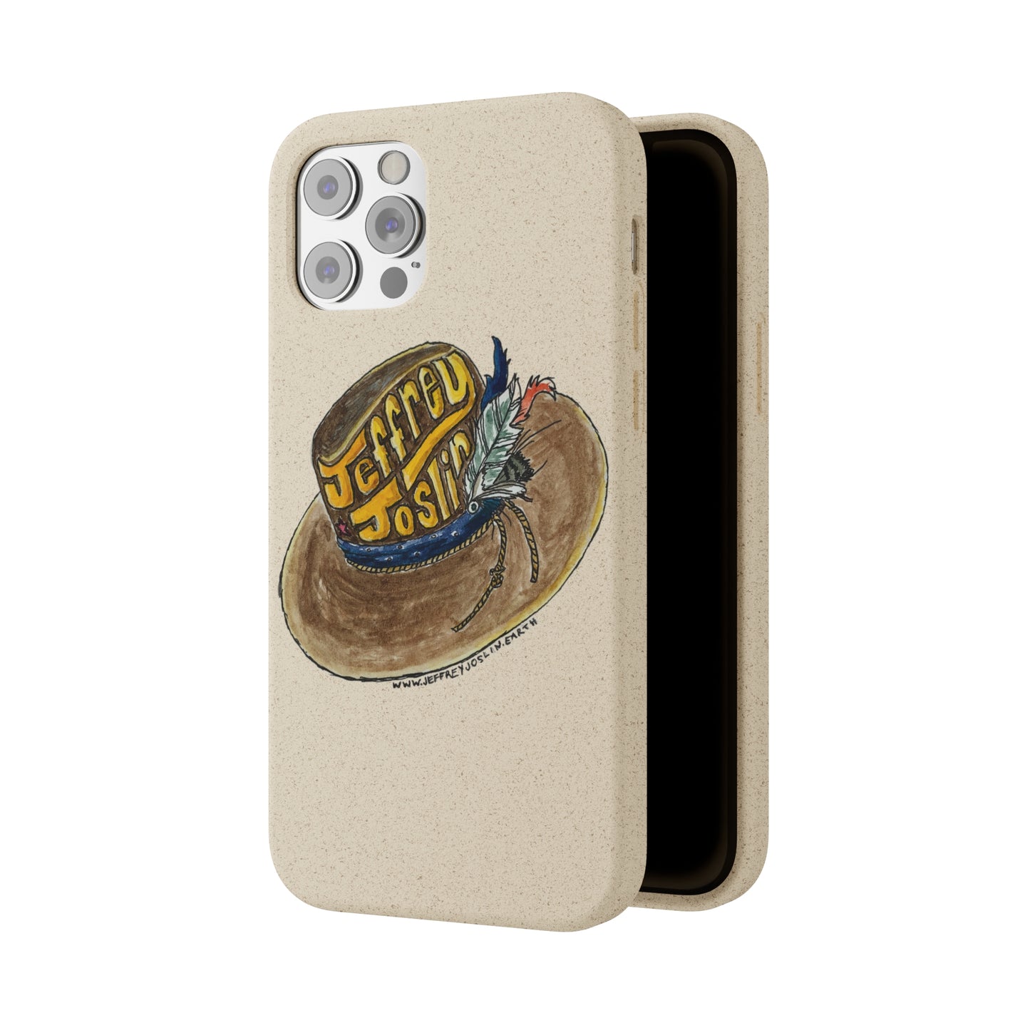 JJ Watercolor Hat Biodegradable Phone Cases