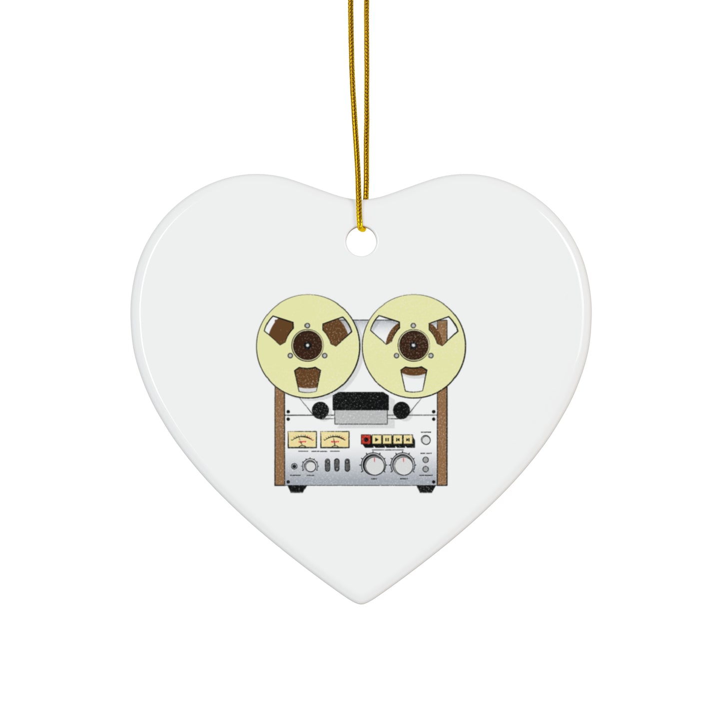 Tape Machine Ceramic Ornament, 4 Shapes