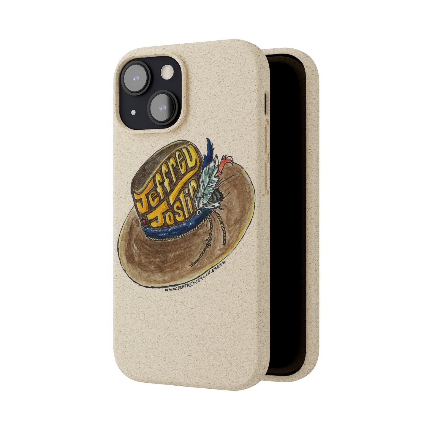 JJ Watercolor Hat Biodegradable Phone Cases