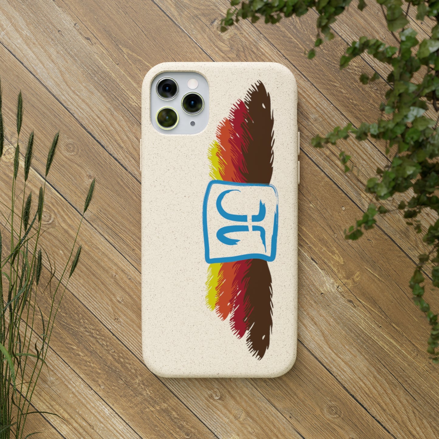 Jeffrey Joslin Feather Logo Biodegradable Phone Cases