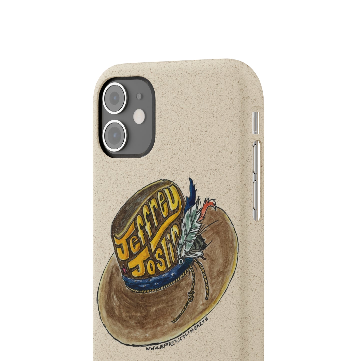 JJ Watercolor Hat Biodegradable Phone Cases