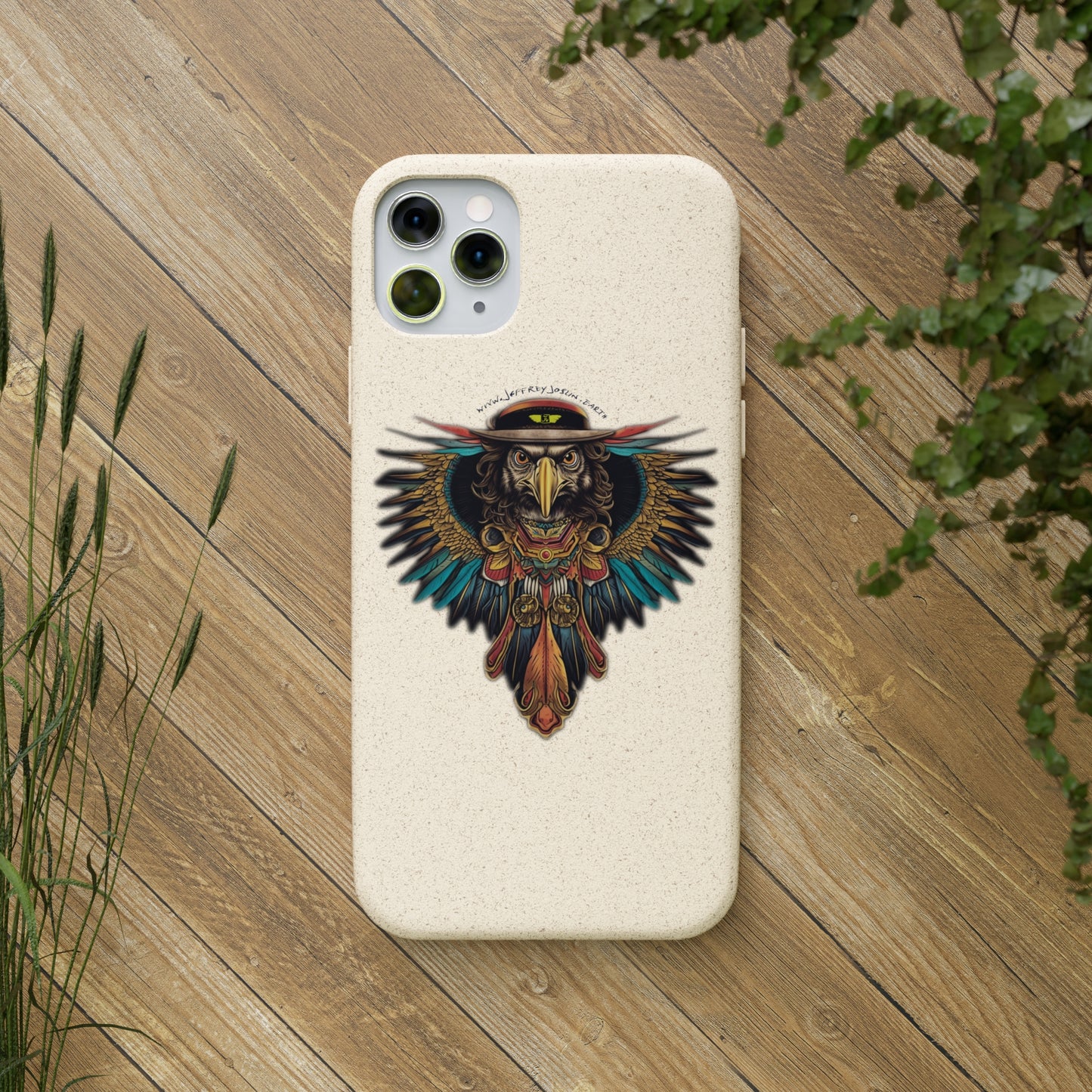 Jeffrey Joslin Hawk Biodegradable Phone Cases