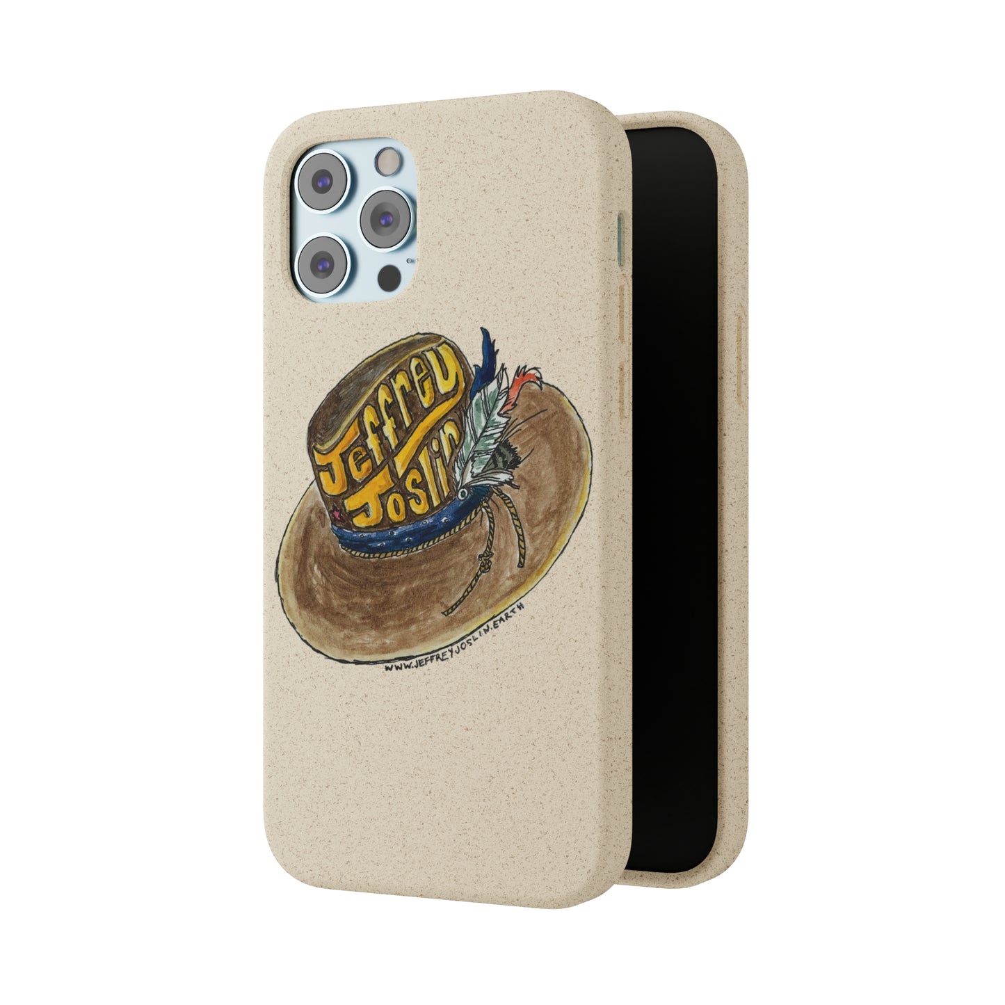 JJ Watercolor Hat Biodegradable Phone Cases