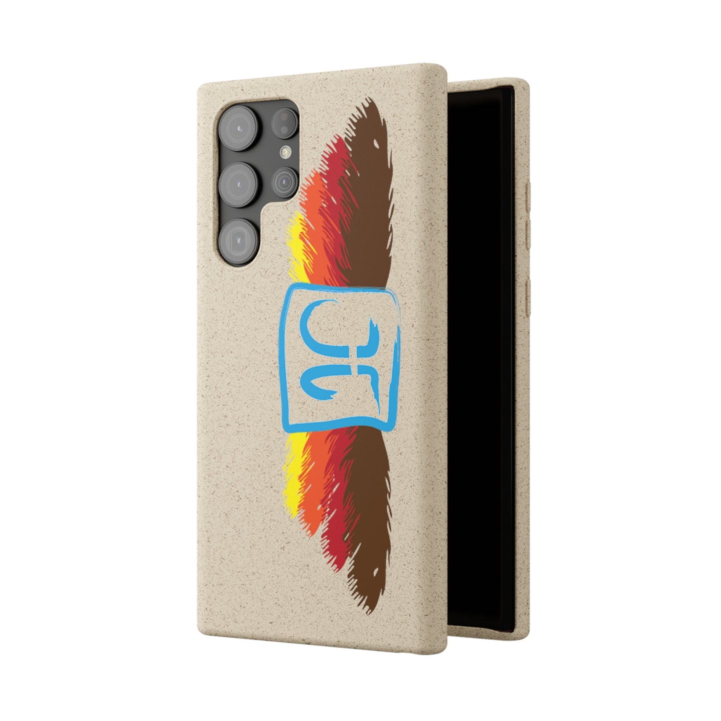 Jeffrey Joslin Feather Logo Biodegradable Phone Cases