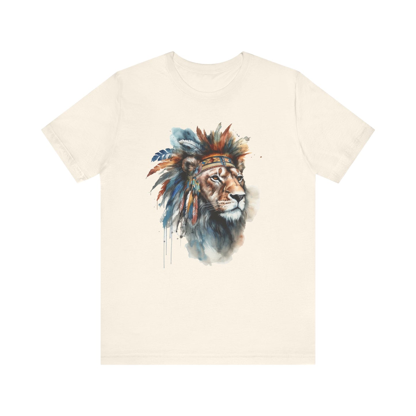 Native Lion Watercolor Tee