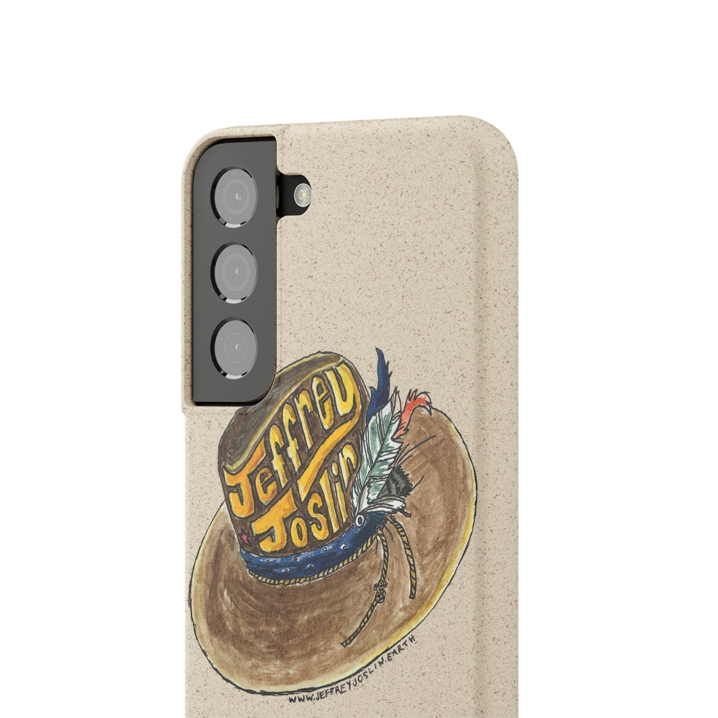 JJ Watercolor Hat Biodegradable Phone Cases