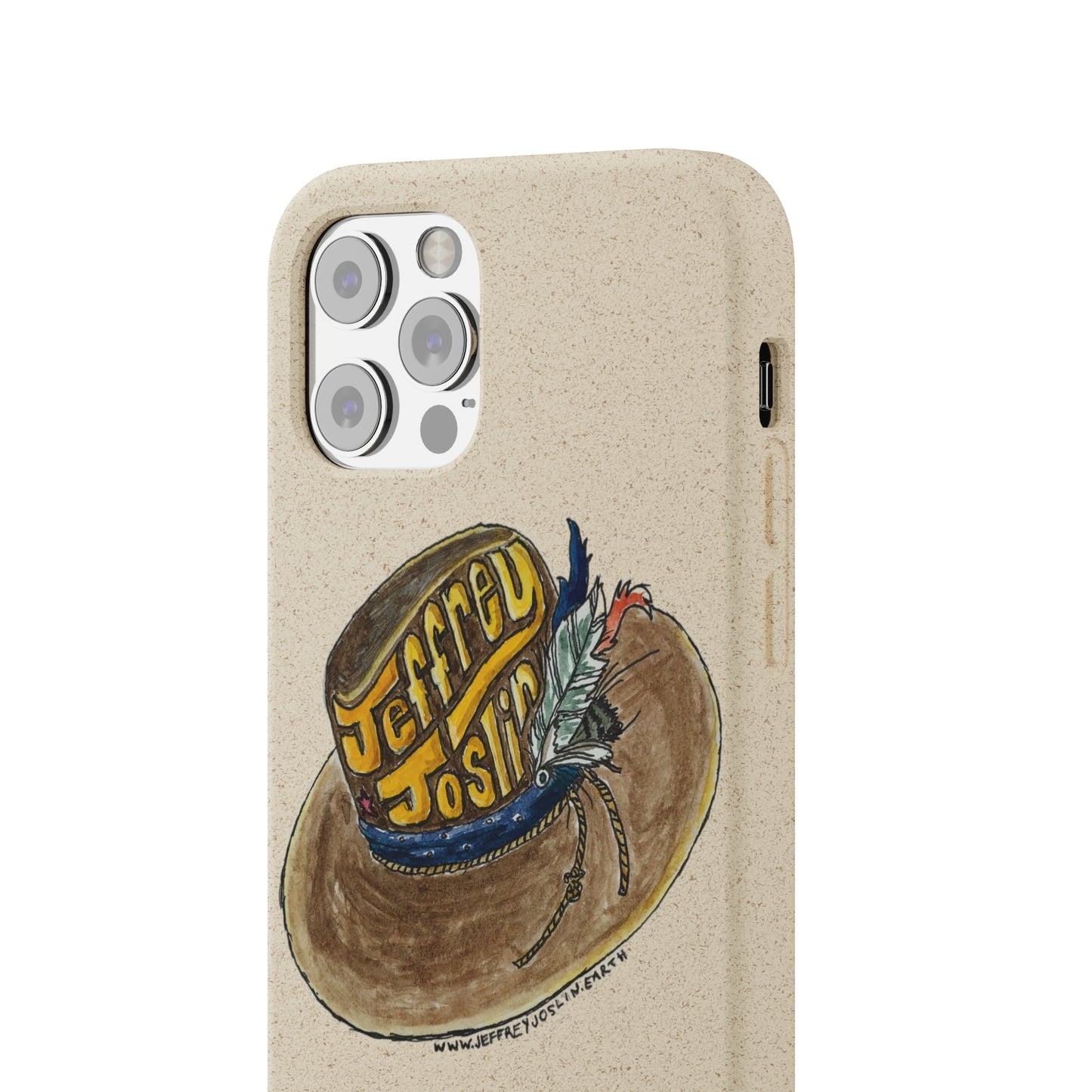 JJ Watercolor Hat Biodegradable Phone Cases