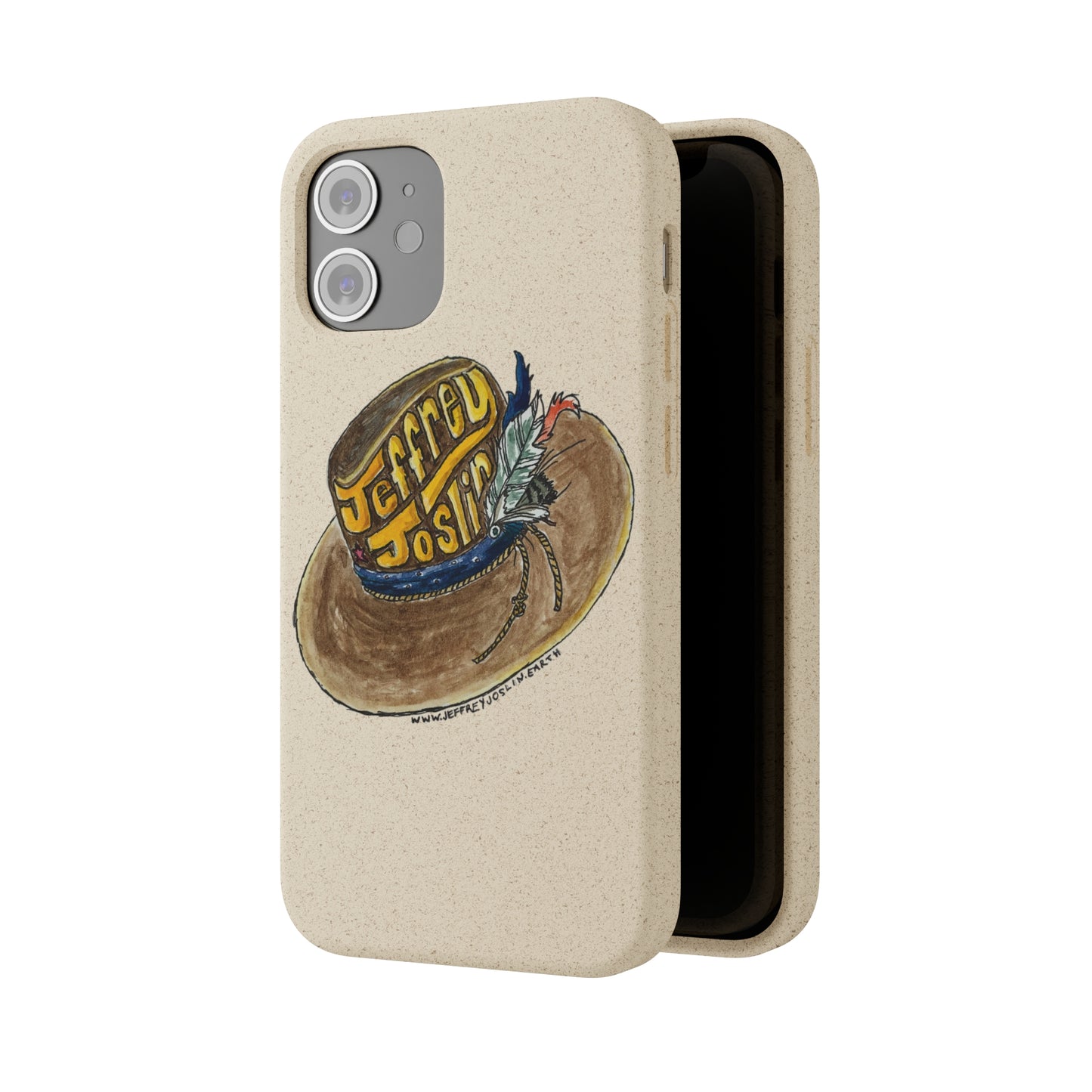 JJ Watercolor Hat Biodegradable Phone Cases