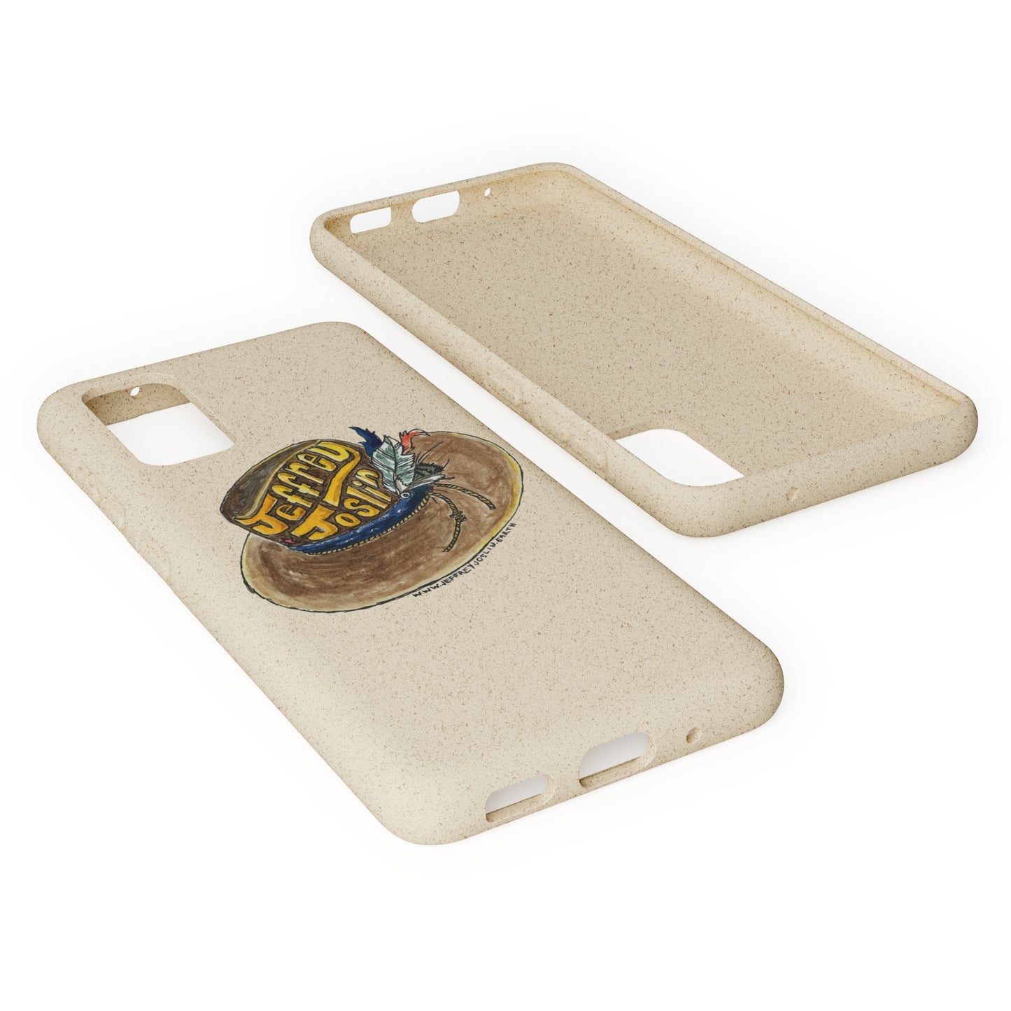 JJ Watercolor Hat Biodegradable Phone Cases