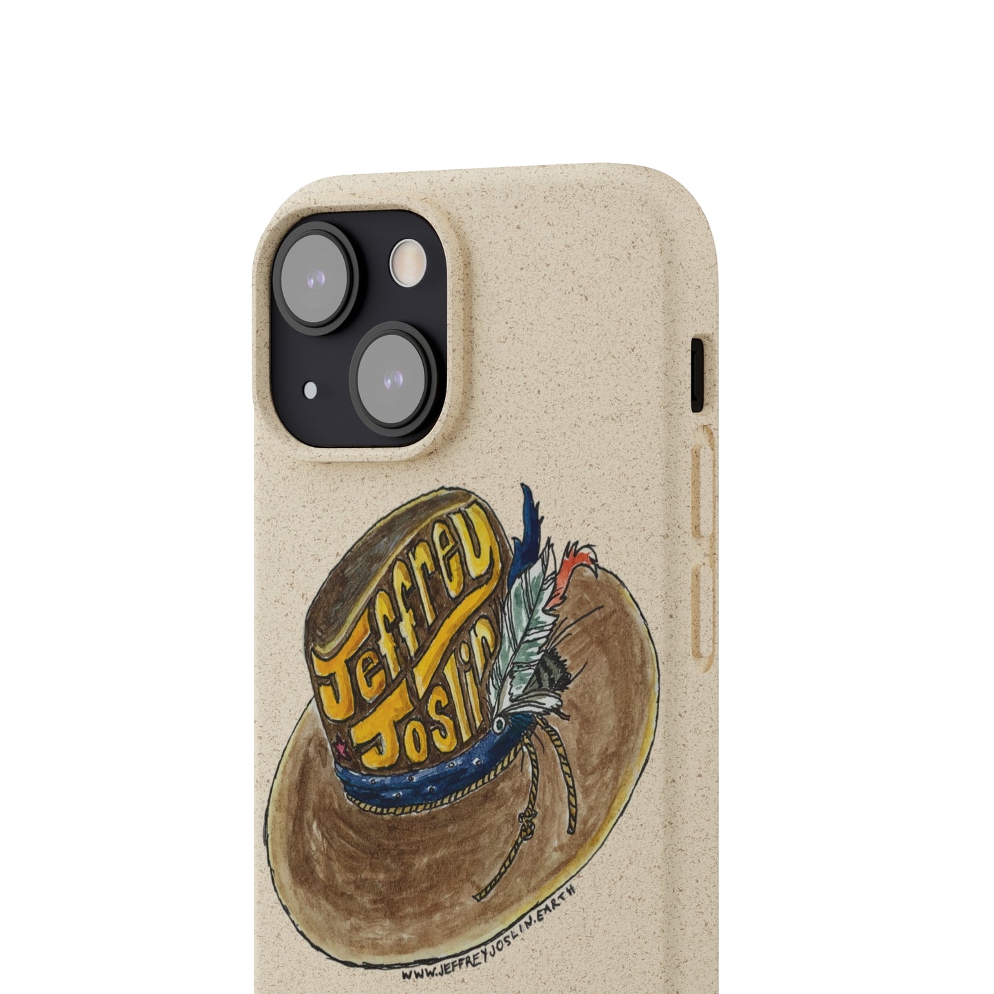 JJ Watercolor Hat Biodegradable Phone Cases