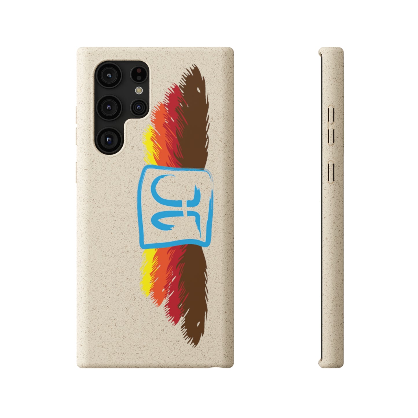 Jeffrey Joslin Feather Logo Biodegradable Phone Cases