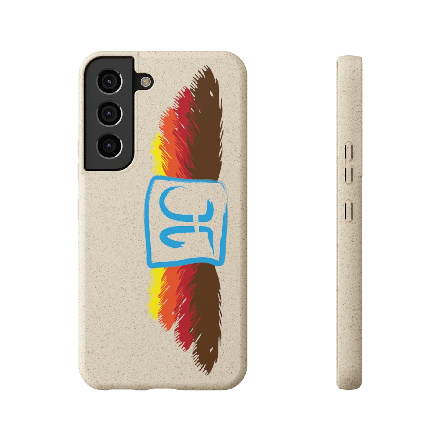 Jeffrey Joslin Feather Logo Biodegradable Phone Cases