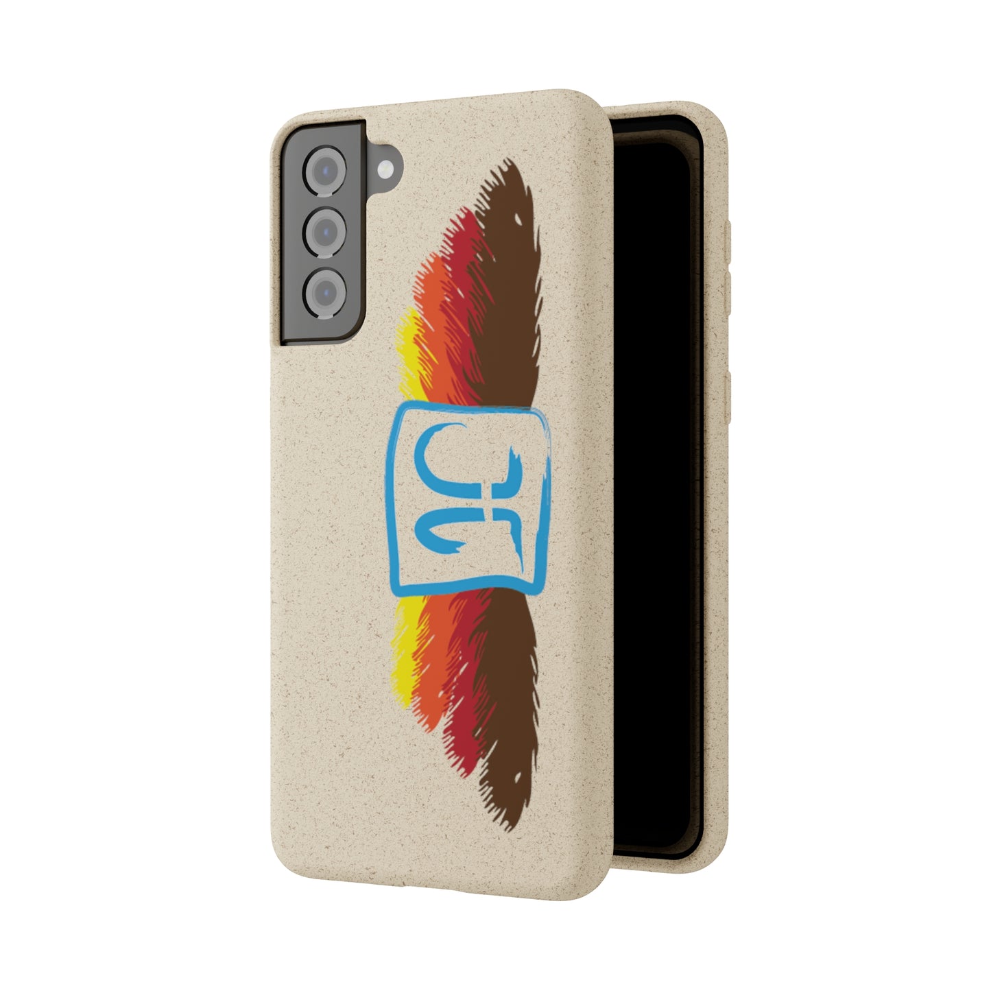 Jeffrey Joslin Feather Logo Biodegradable Phone Cases