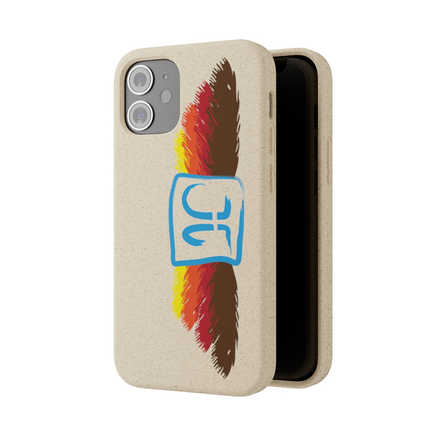 Jeffrey Joslin Feather Logo Biodegradable Phone Cases