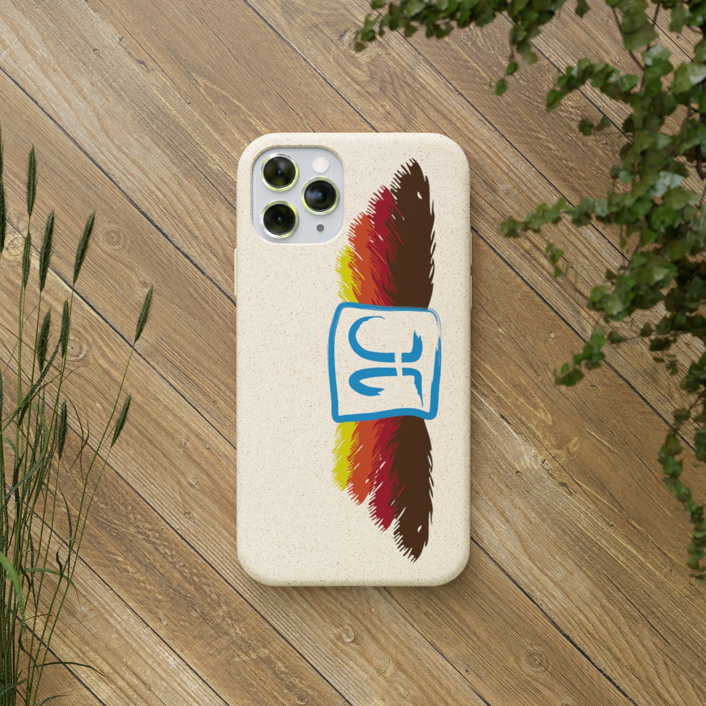 Jeffrey Joslin Feather Logo Biodegradable Phone Cases