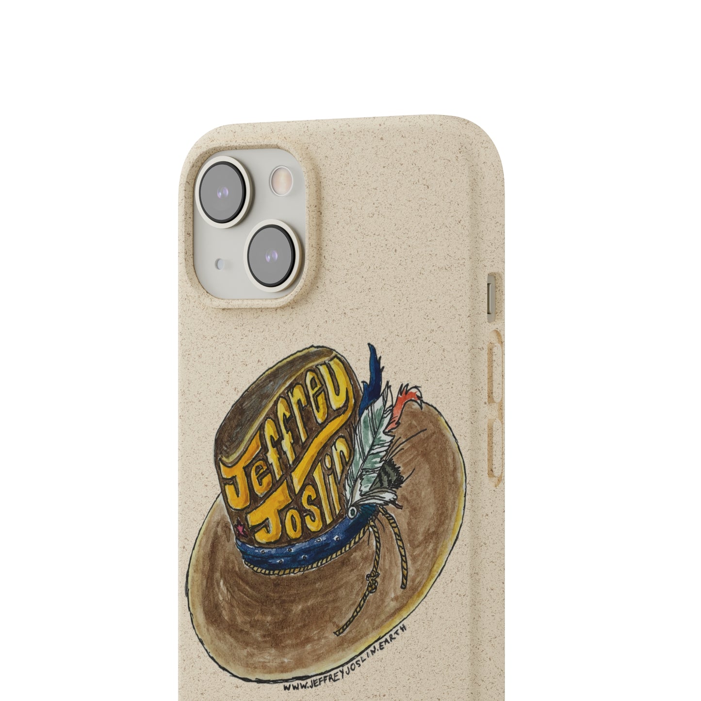 JJ Watercolor Hat Biodegradable Phone Cases