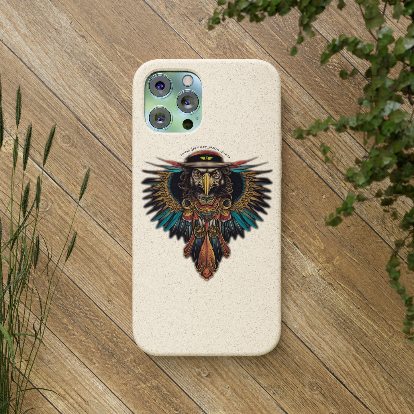 Jeffrey Joslin Hawk Biodegradable Phone Cases