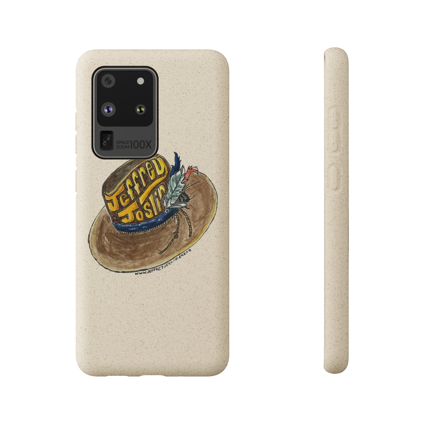 JJ Watercolor Hat Biodegradable Phone Cases