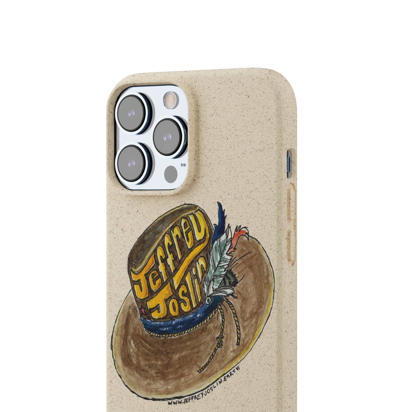 JJ Watercolor Hat Biodegradable Phone Cases