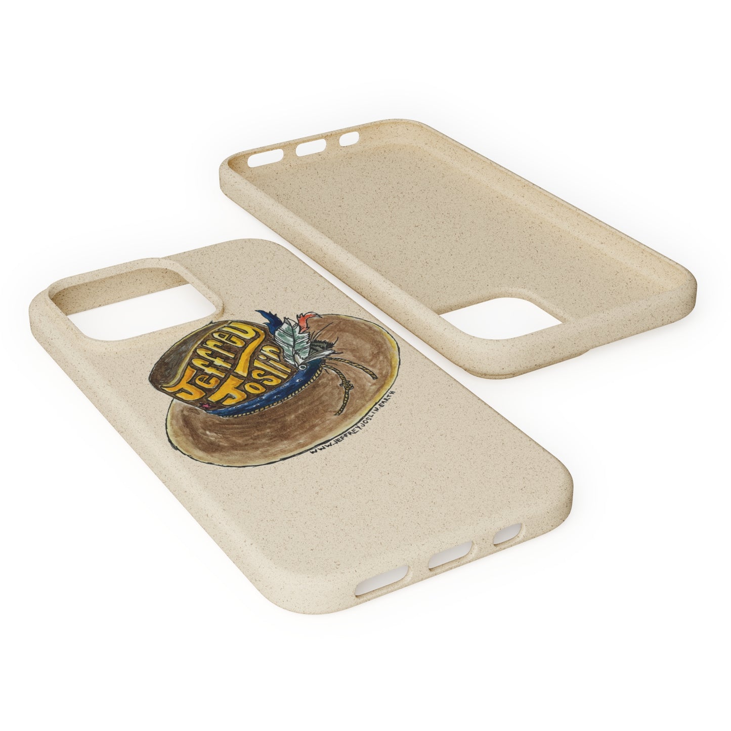 JJ Watercolor Hat Biodegradable Phone Cases