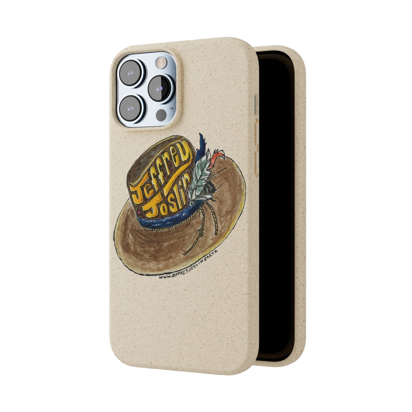 JJ Watercolor Hat Biodegradable Phone Cases