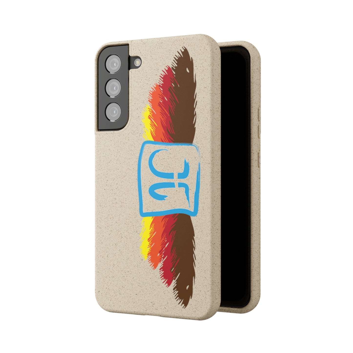 Jeffrey Joslin Feather Logo Biodegradable Phone Cases