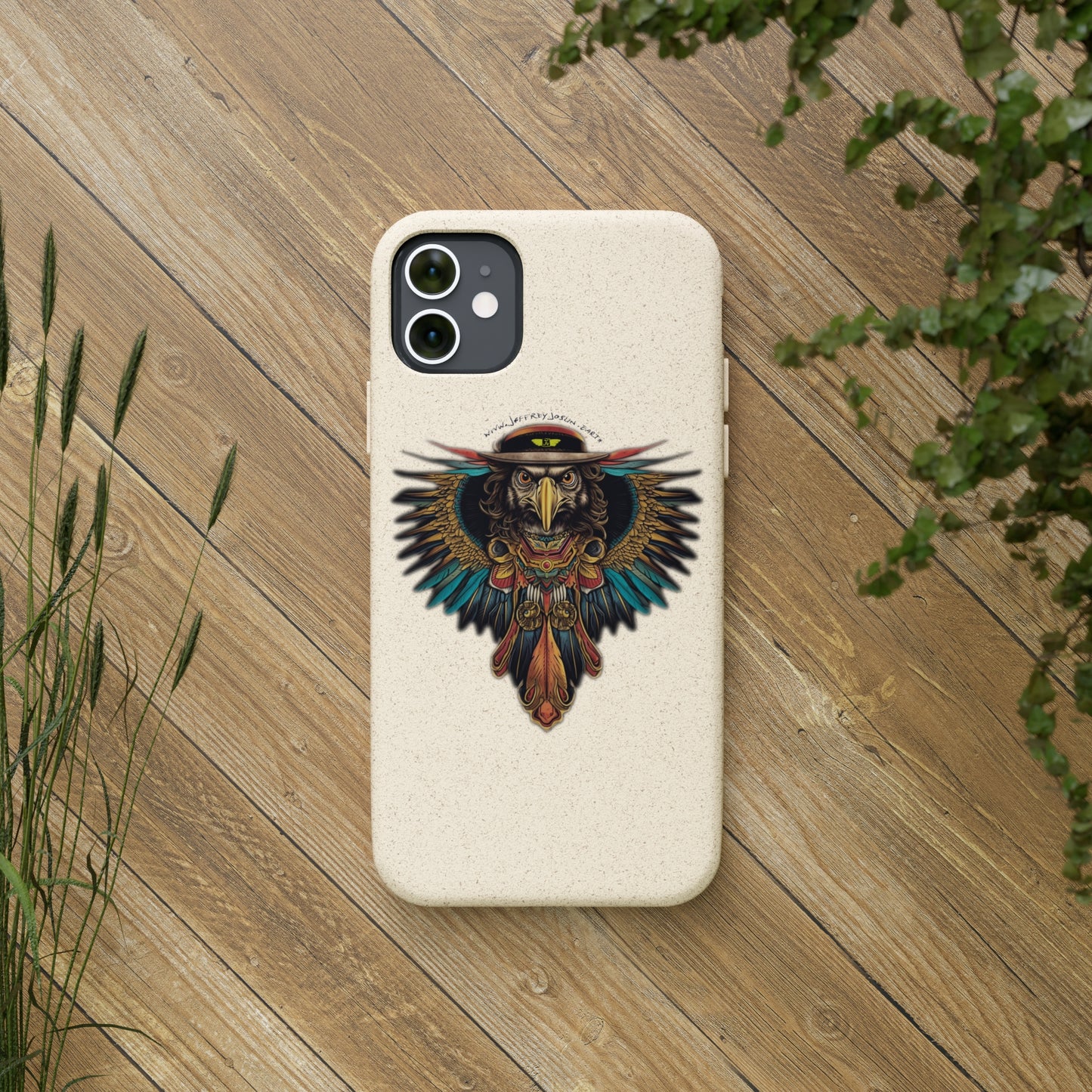 Jeffrey Joslin Hawk Biodegradable Phone Cases