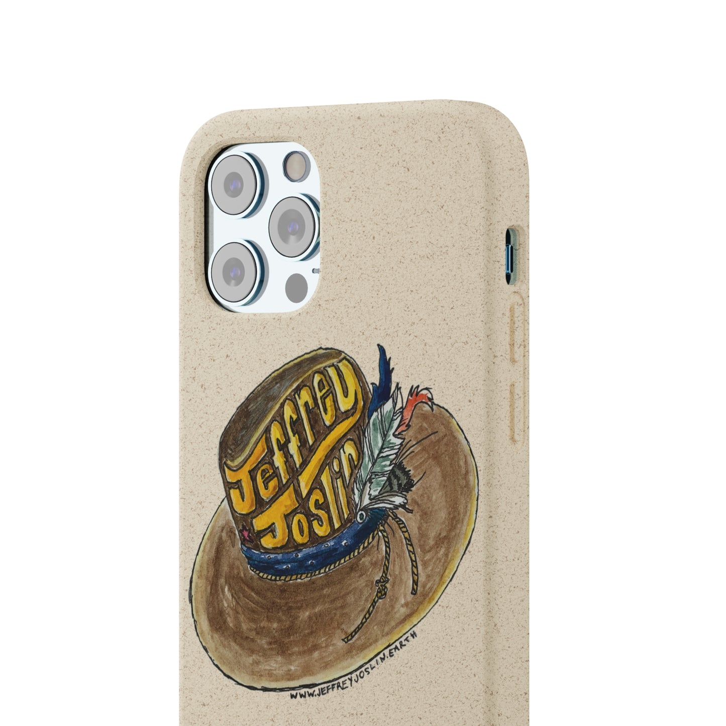 JJ Watercolor Hat Biodegradable Phone Cases