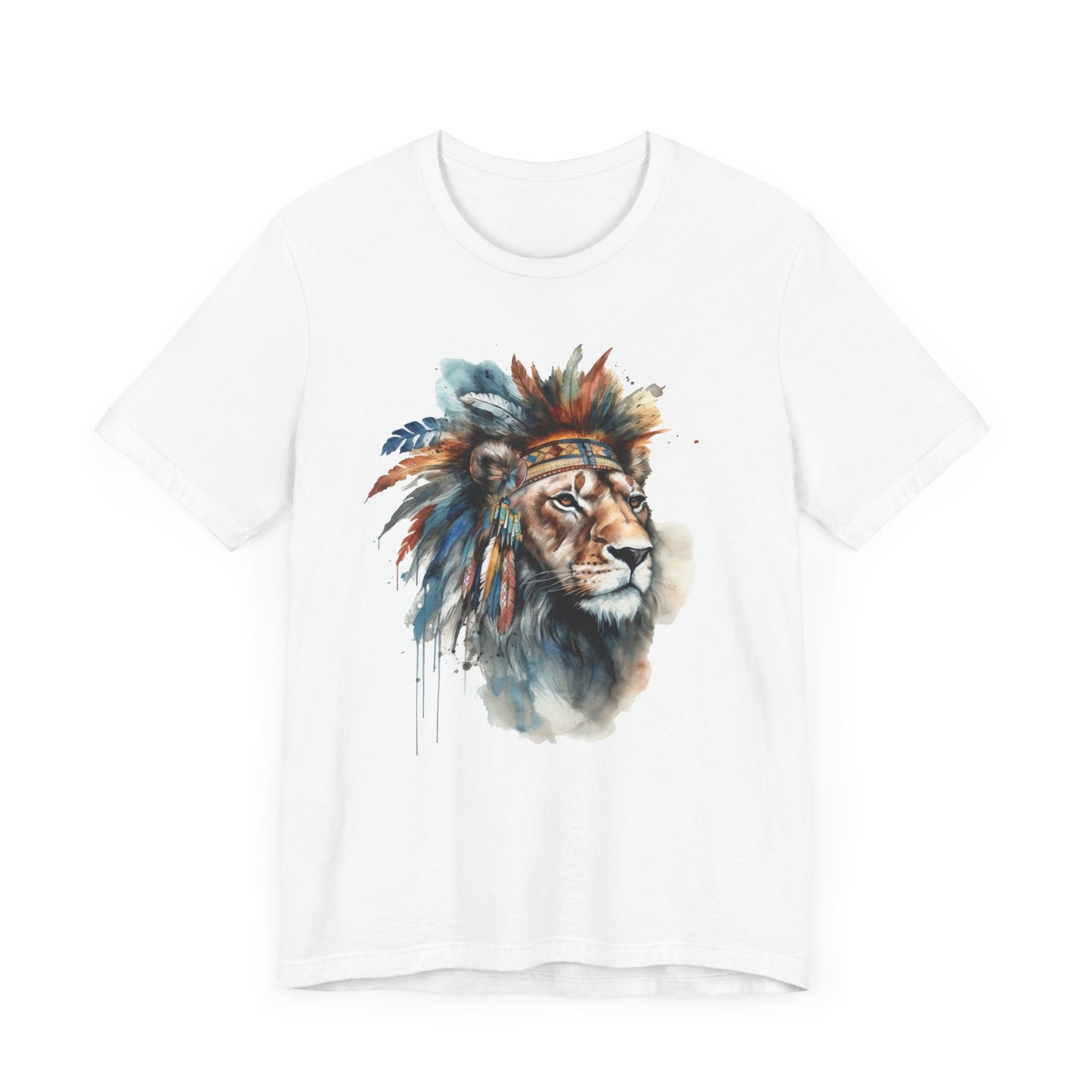 Native Lion Watercolor Tee