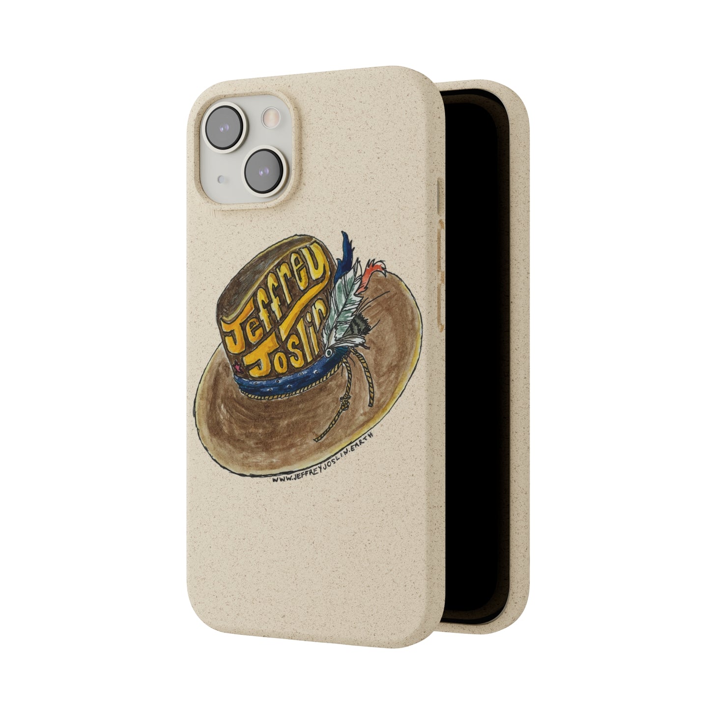 JJ Watercolor Hat Biodegradable Phone Cases