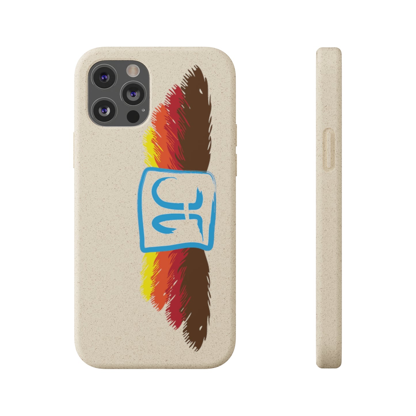 Jeffrey Joslin Feather Logo Biodegradable Phone Cases