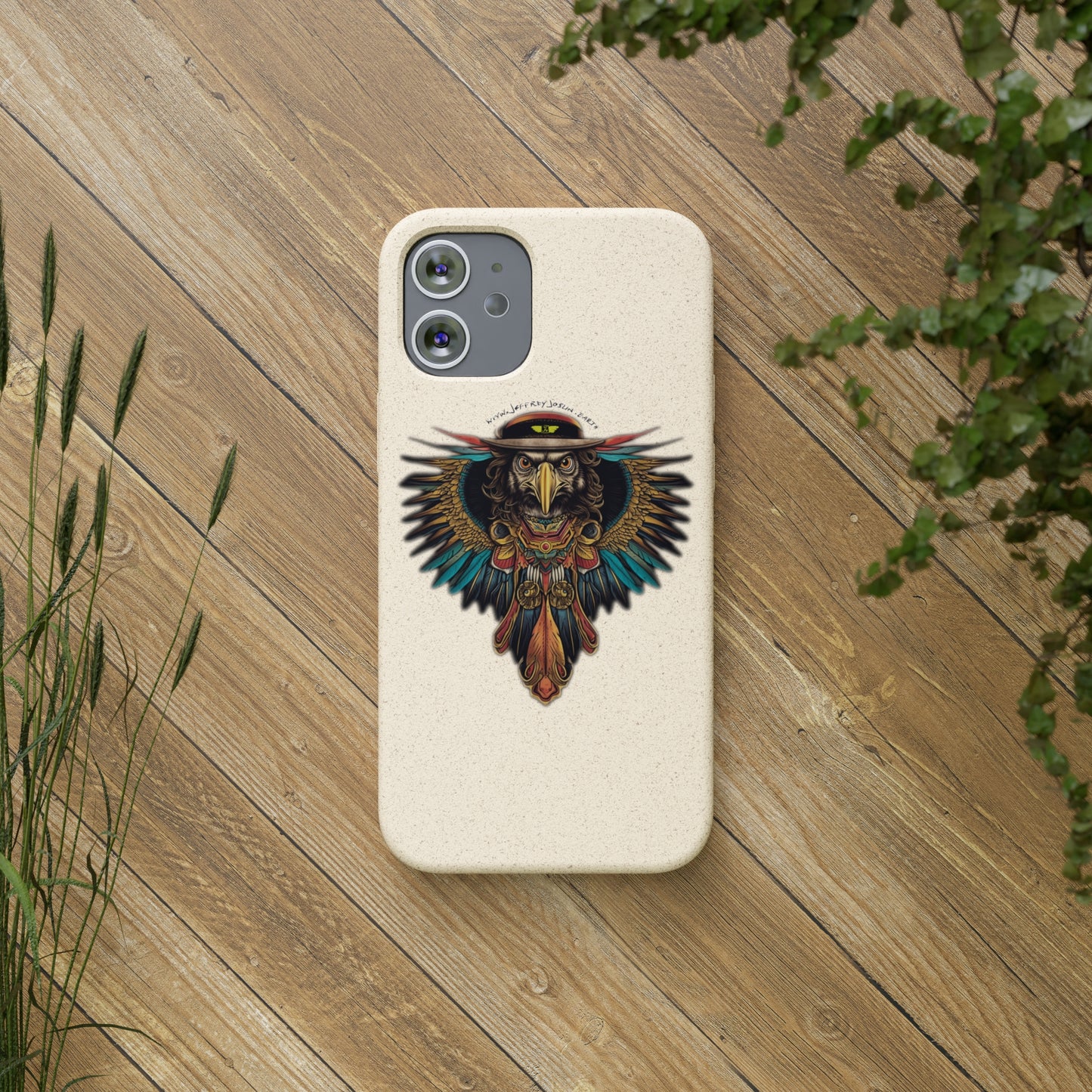 Jeffrey Joslin Hawk Biodegradable Phone Cases