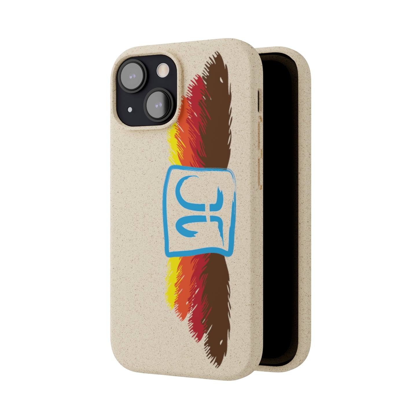 Jeffrey Joslin Feather Logo Biodegradable Phone Cases