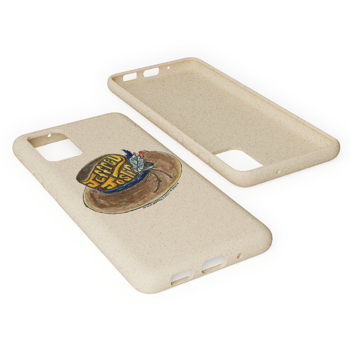 JJ Watercolor Hat Biodegradable Phone Cases