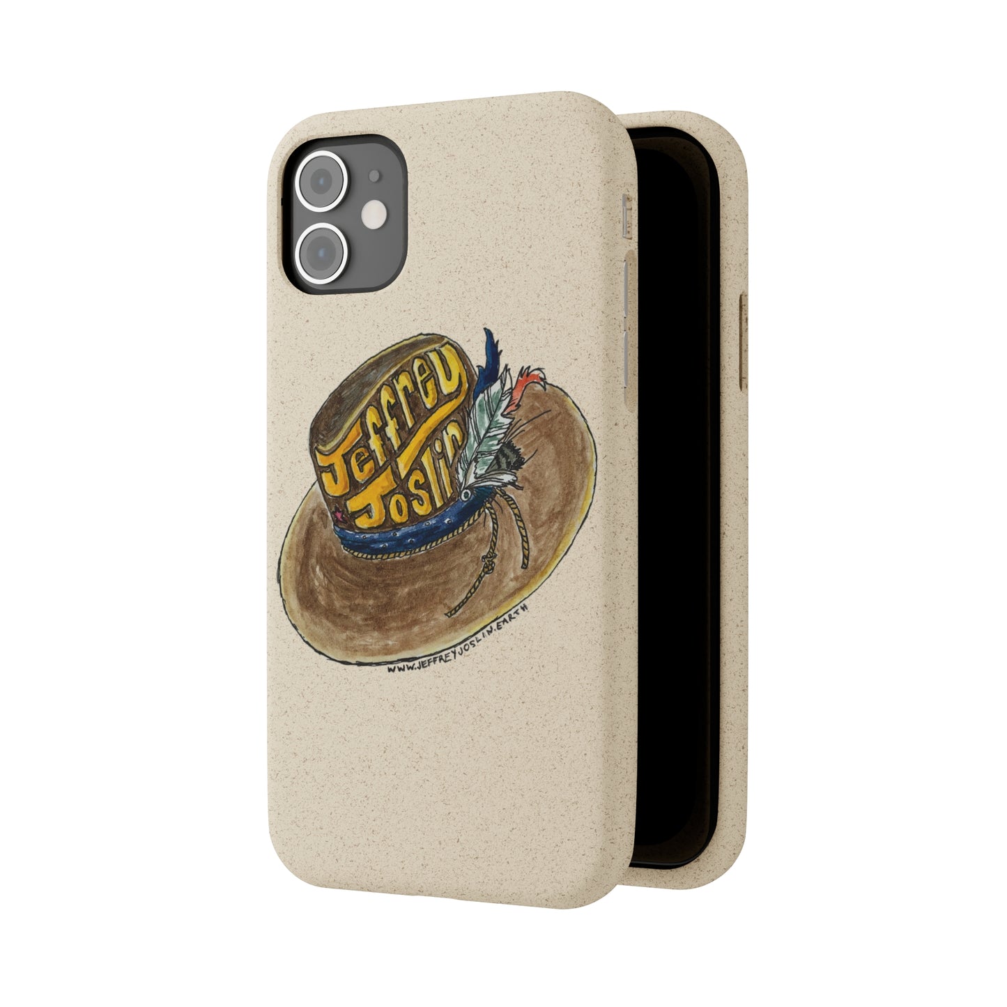 JJ Watercolor Hat Biodegradable Phone Cases