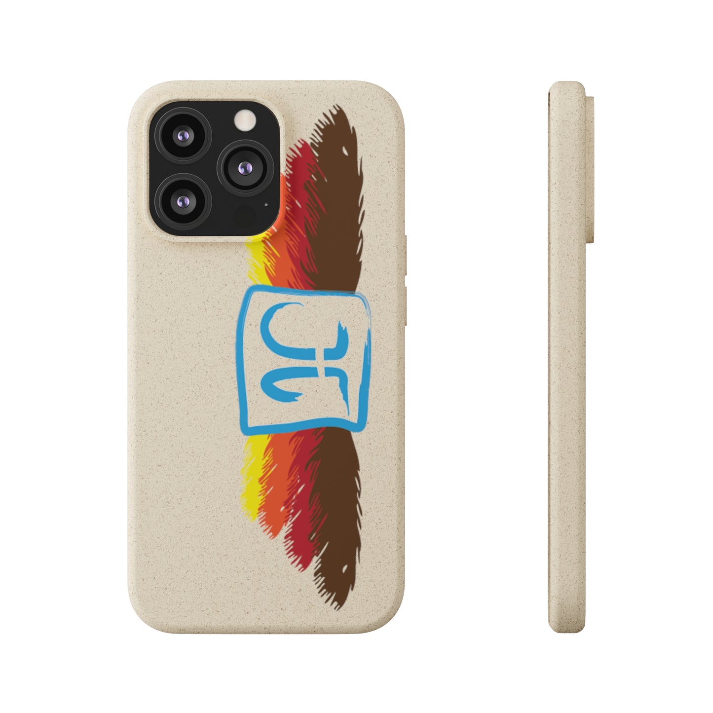 Jeffrey Joslin Feather Logo Biodegradable Phone Cases