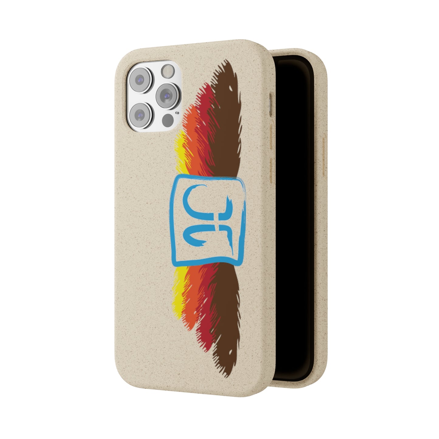 Jeffrey Joslin Feather Logo Biodegradable Phone Cases