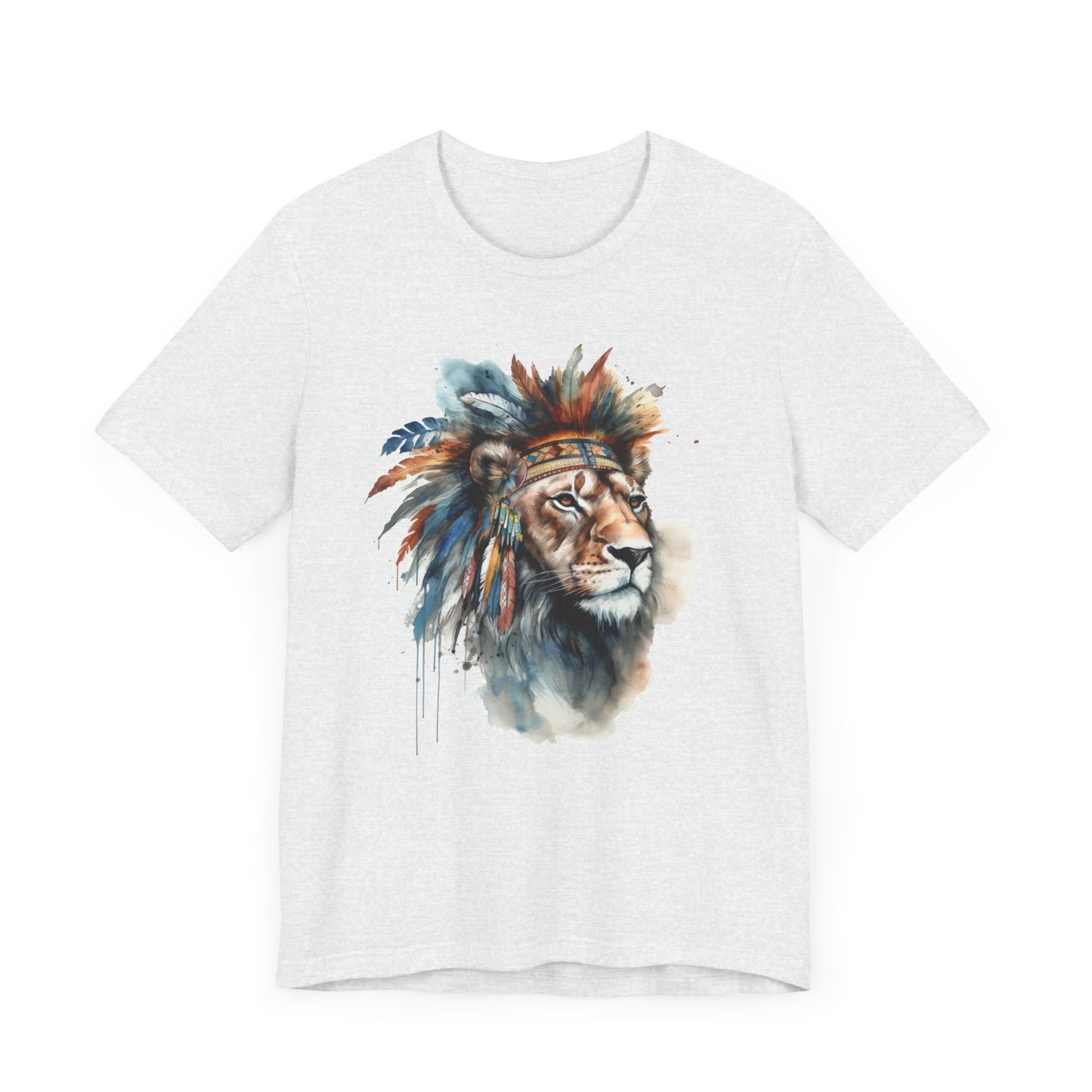 Native Lion Watercolor Tee